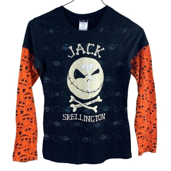 Disney The nightmare before Christmas Jack Skellington Halloween Tee L - Picture 1 of 8